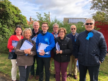 Duncan Baker joined by local Conservative Association Members